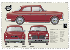 Volvo Amazon 2 door 1961-70 Glass Cleaning Cloth